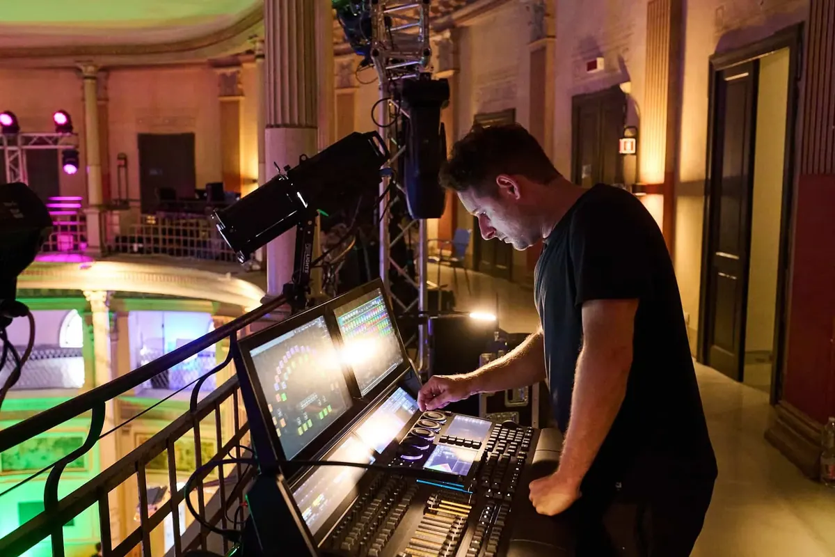 Equipo de Be Events Barcelona trabajando en un evento